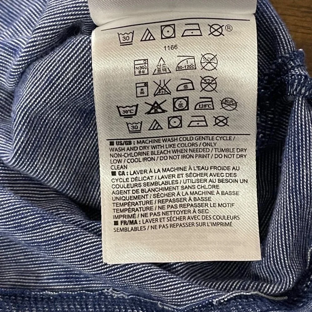 Banana Republic Men's Heathered Polo Shirt large blue